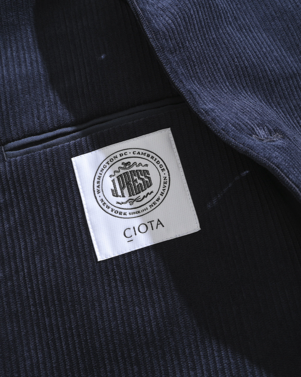 CIOTA × J.PRESS Corduroy Jacket 시오타 × J프레스 태축 코듀로이 재킷 송료 무료 정규 취급점