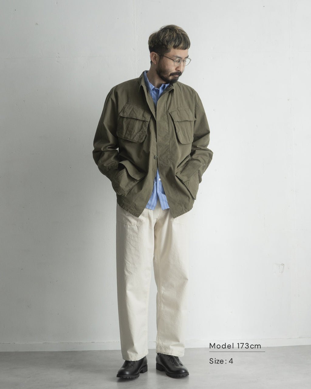 ジャングルファティーグジャケット Jungle Fatigue Jacket (Rip-Stop)《Stone Wash》JKLM-140-SW 正規取扱店