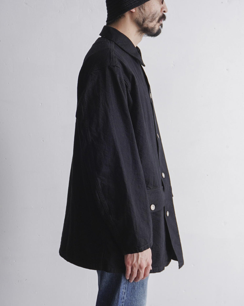 CIOTA 시오타 M-41 미군 데님 커버 올 재킷 맨즈 M-41 US ARMY Denim Coverall Jacket JKLM-136-BKW 세르빗치 데님 커버 올 맨즈 【송료 무료】정규 취급점