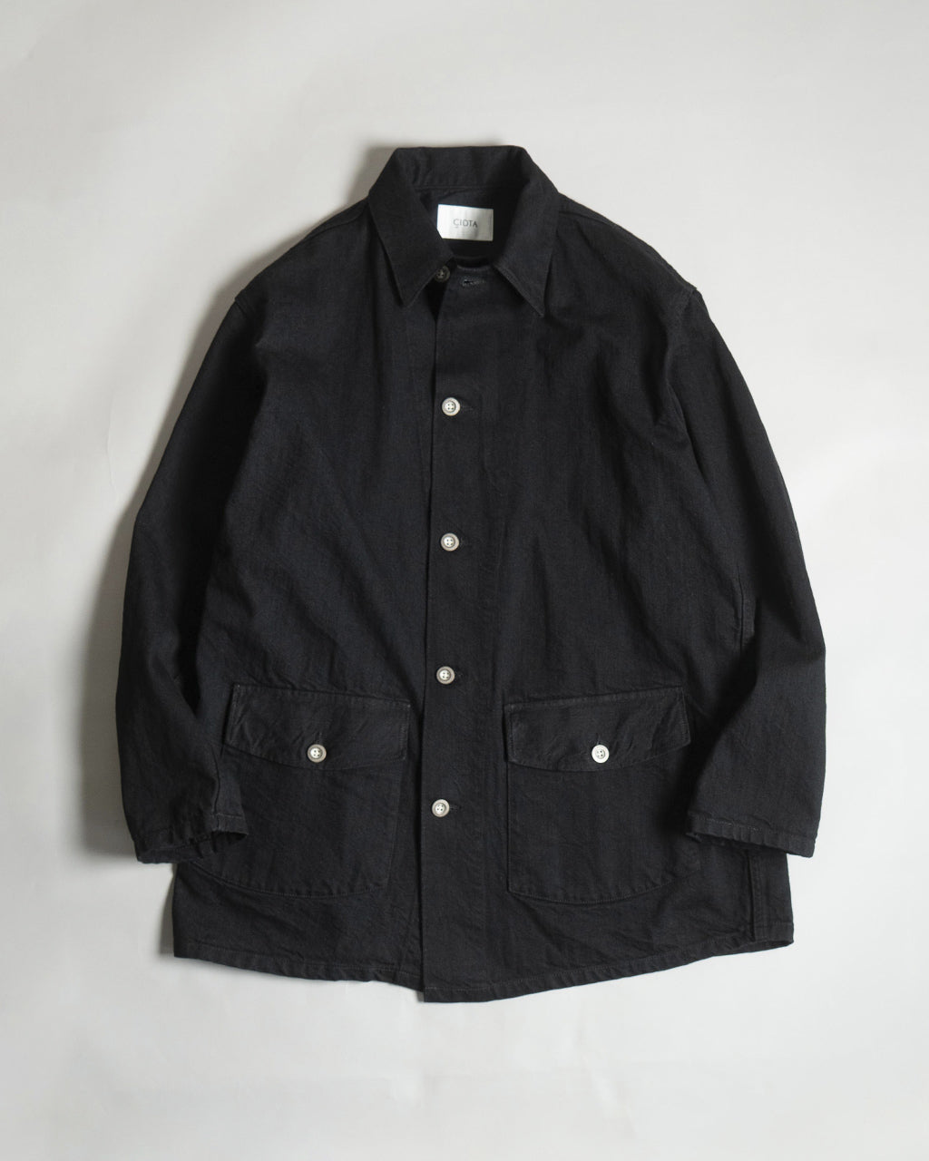 CIOTA 시오타 M-41 미군 데님 커버 올 재킷 맨즈 M-41 US ARMY Denim Coverall Jacket JKLM-136-BKW 세르빗치 데님 커버 올 맨즈 【송료 무료】정규 취급점