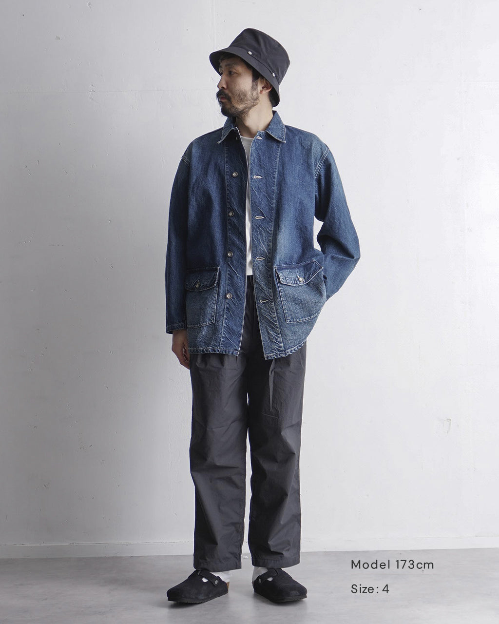 M-41 米軍 デニム カバーオール ジャケット メンズ M-41 US ARMY Denim Coverall Jacket JKLM-136-PIMDBL-D セルビッチ デニム カバーオール 正規取扱店