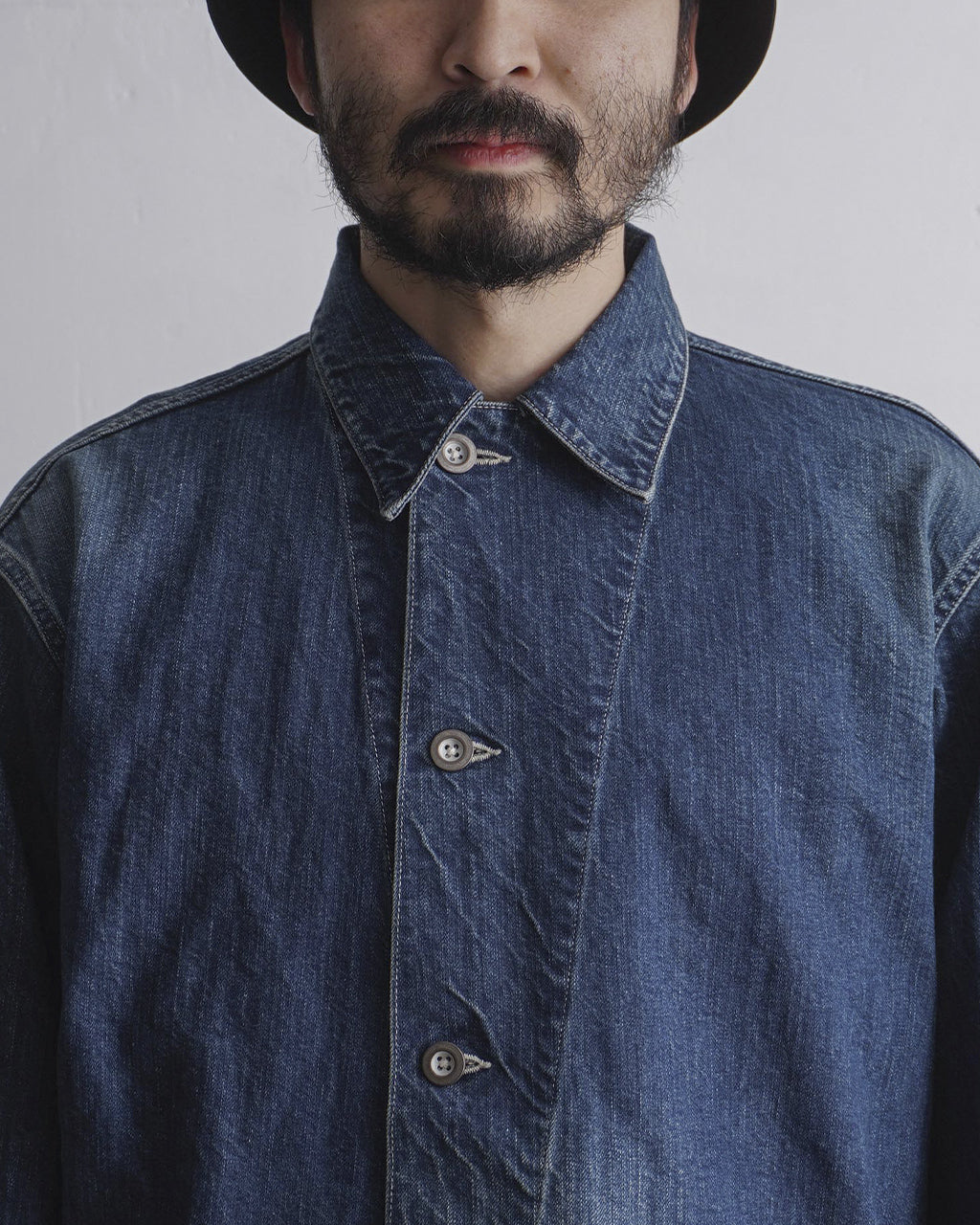 M-41 米軍 デニム カバーオール ジャケット メンズ M-41 US ARMY Denim Coverall Jacket JKLM-136-PIMDBL-D セルビッチ デニム カバーオール 正規取扱店