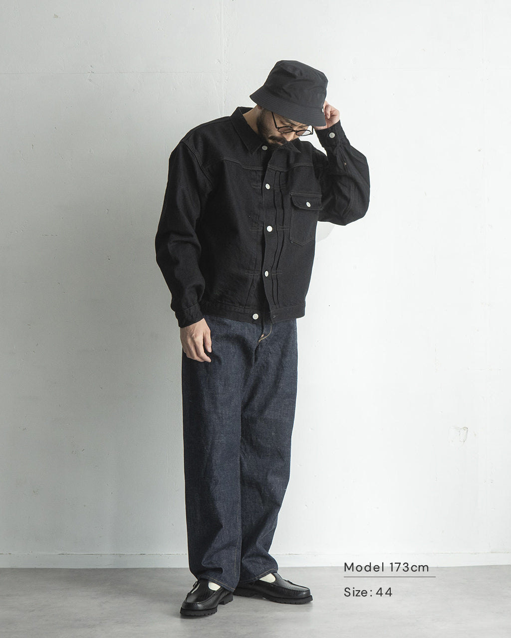 シングルポケット デニムジャケット Single Pocket Denim Jacket JKLM-301-BKW 正規取扱店