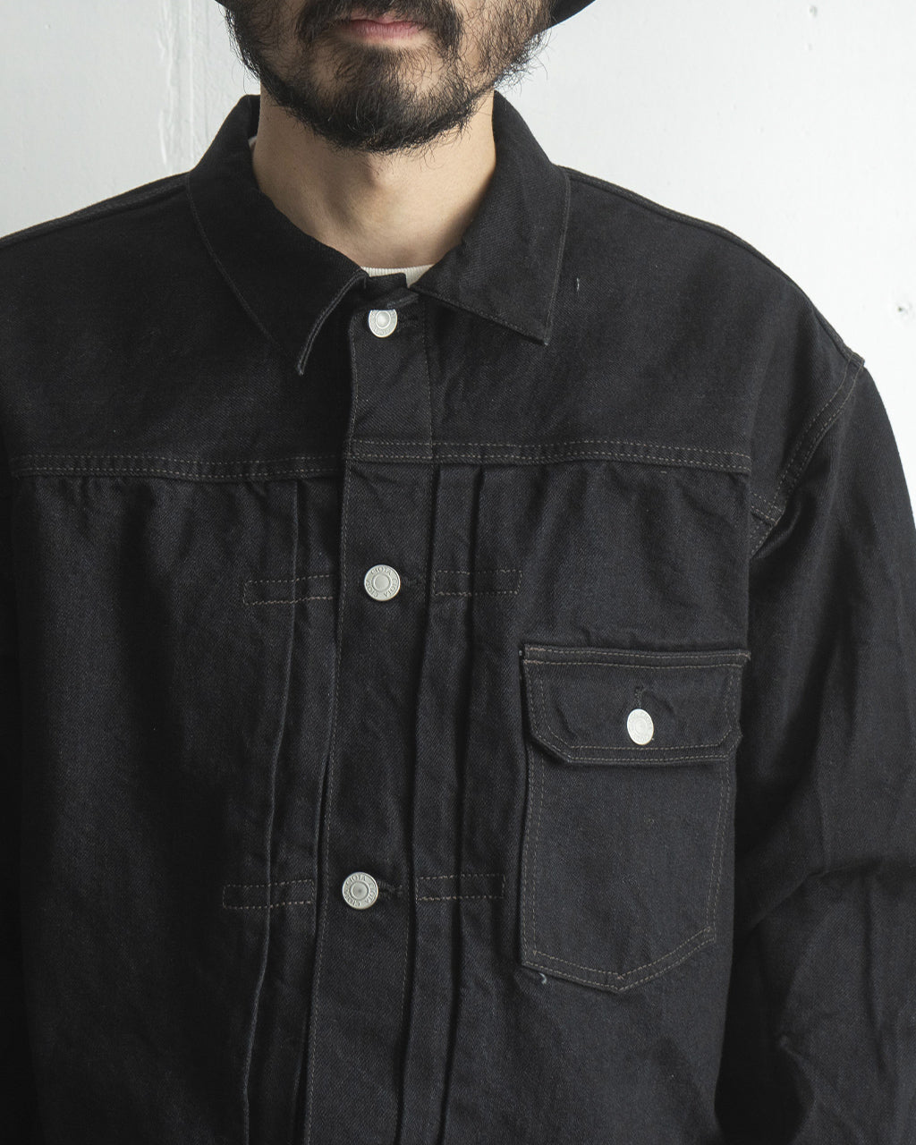 シングルポケット デニムジャケット Single Pocket Denim Jacket JKLM-301-BKW 正規取扱店