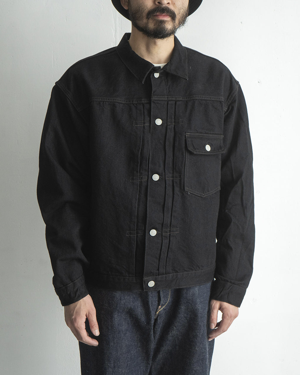 シングルポケット デニムジャケット Single Pocket Denim Jacket JKLM-301-BKW 正規取扱店