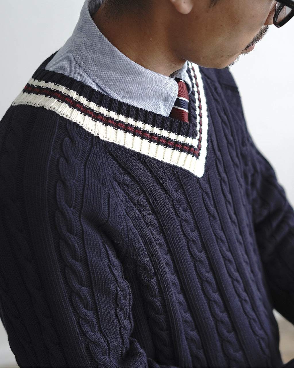 CIOTA シオタ Cricket Sweater チルデンニット KNLM-101 【送料無料】 正規取扱店