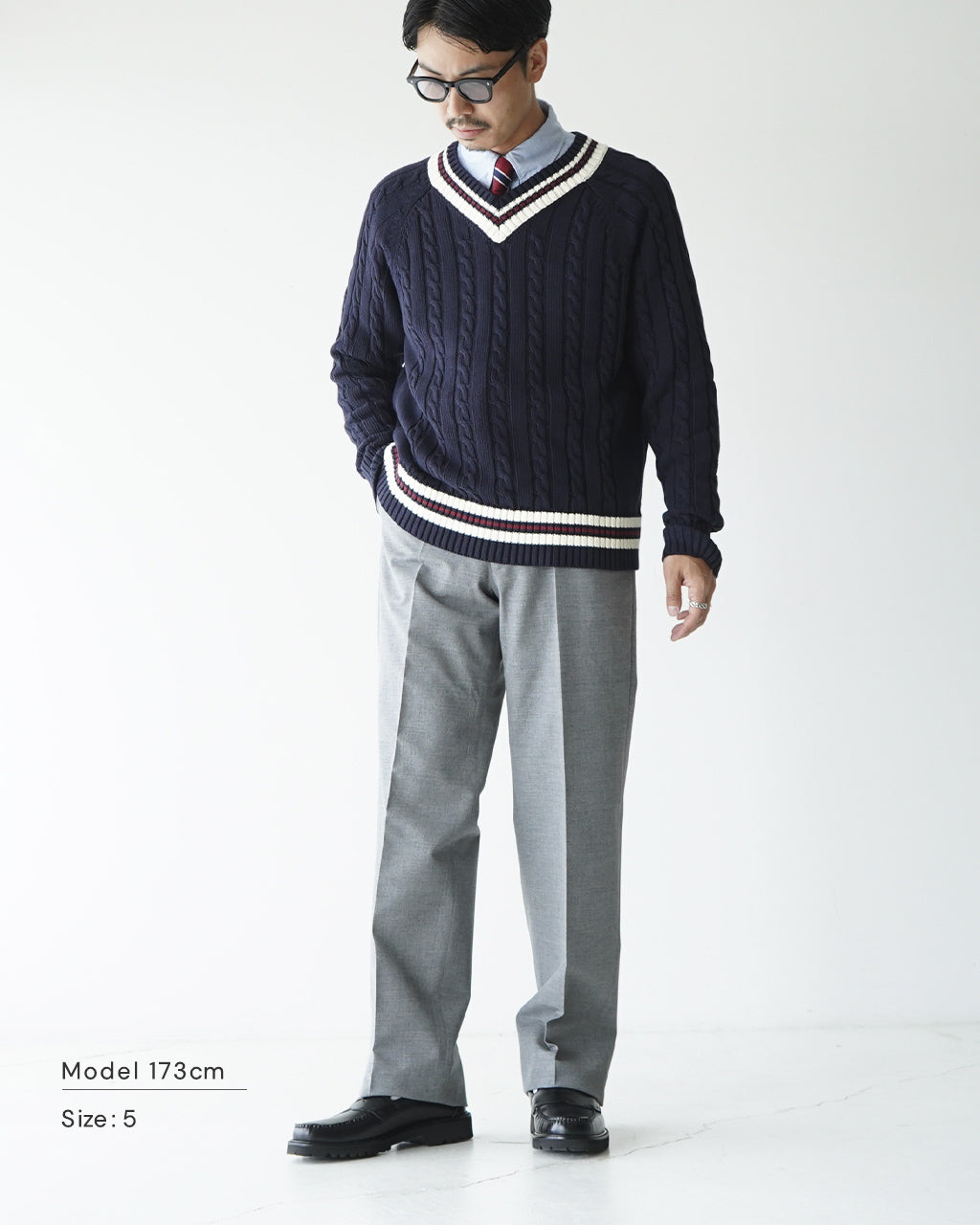 CIOTA シオタ Cricket Sweater チルデンニット KNLM-101 【送料無料】 正規取扱店