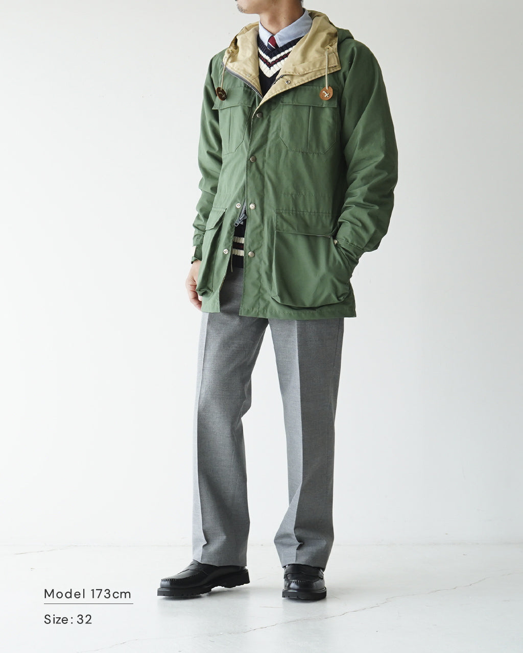 CIOTA × J.PRESS ORIGINALS 시오타 × J프레스 오리지널스 홉 삭 슬랙스 PIPED STEM TROUSERS BZLM-113【무료우송】 정규 취급점