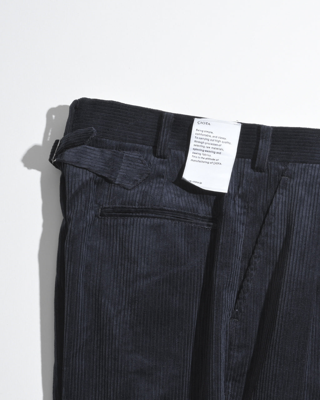 CIOTA × J.PRESS Corduroy Trousers シオタ × Jプレス 太畝 コーデュロイ オックスフォードバックス スラックス パンツ 【送料無料】正規取扱店