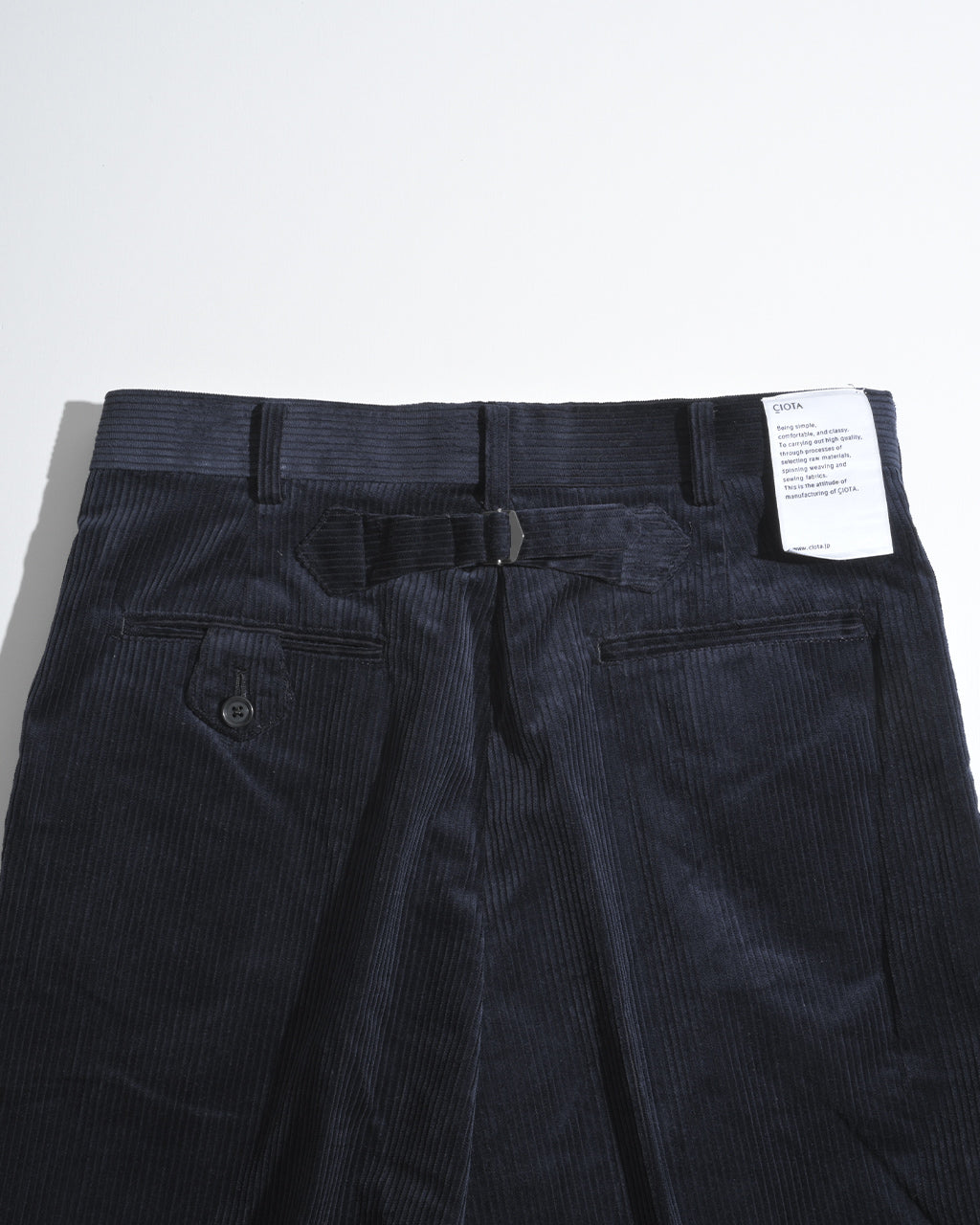 CIOTA × J.PRESS Corduroy Trousers シオタ × Jプレス 太畝 コーデュロイ オックスフォードバックス スラックス パンツ 【送料無料】正規取扱店