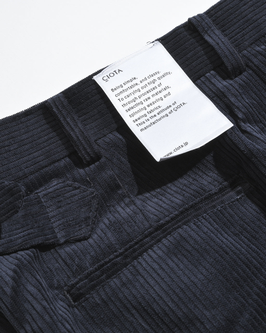 CIOTA × J.PRESS Corduroy Trousers シオタ × Jプレス 太畝 コーデュロイ オックスフォードバックス スラックス パンツ 【送料無料】正規取扱店