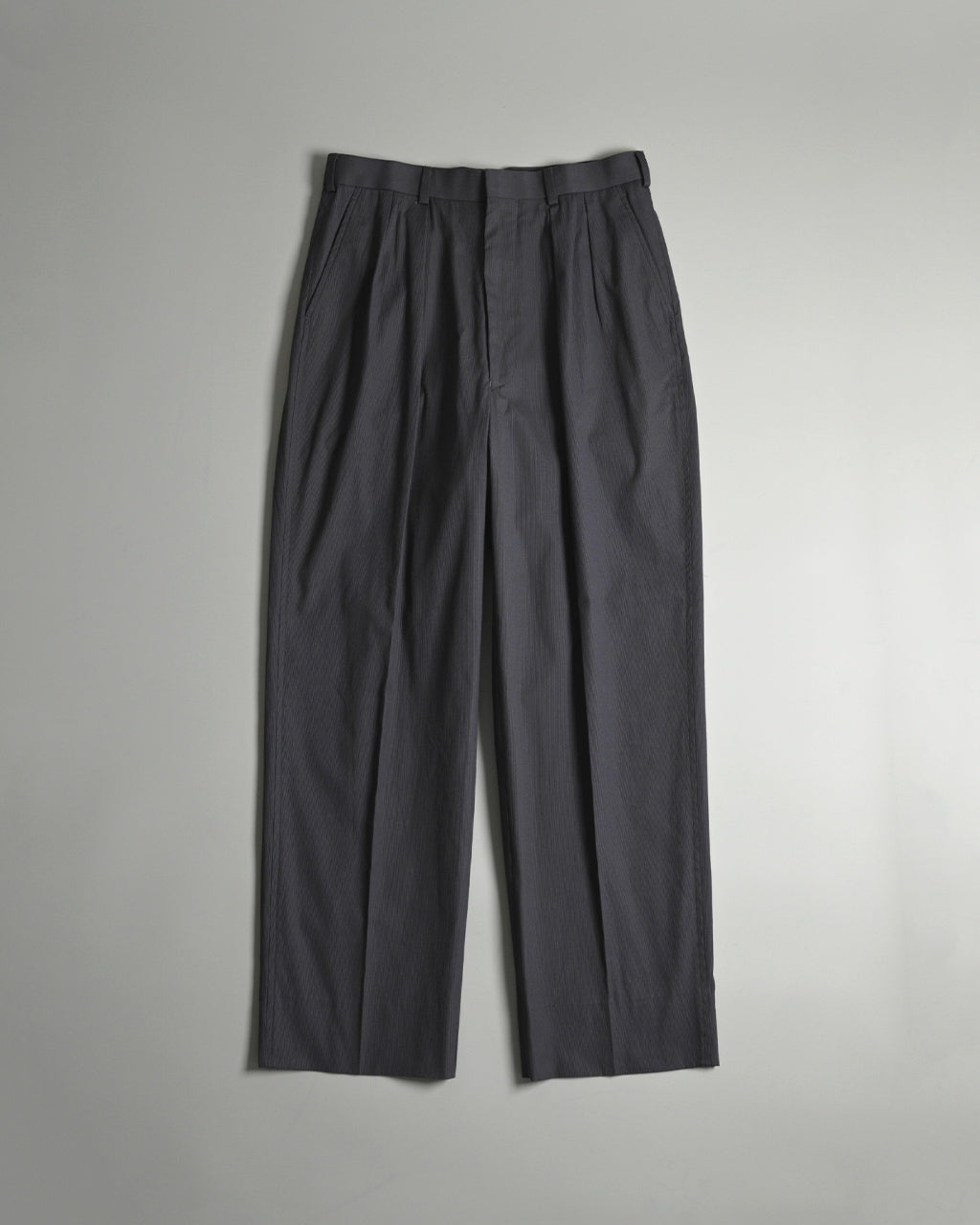 CIOTA × J.PRESS 시오타 × J.프레스 2플리츠 옥스포드 백스트라우저 2 Pleats Oxford bags Trousers PTLM-132【무료우송】 정규 취급점