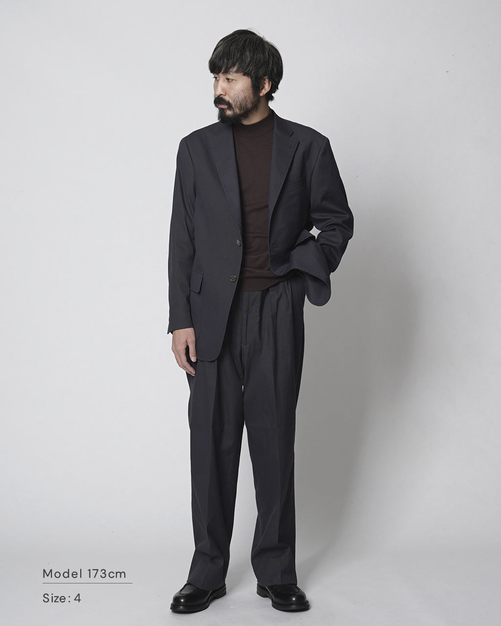 CIOTA × J.PRESS 시오타 × J.프레스 2플리츠 옥스포드 백스트라우저 2 Pleats Oxford bags Trousers PTLM-132【무료우송】 정규 취급점