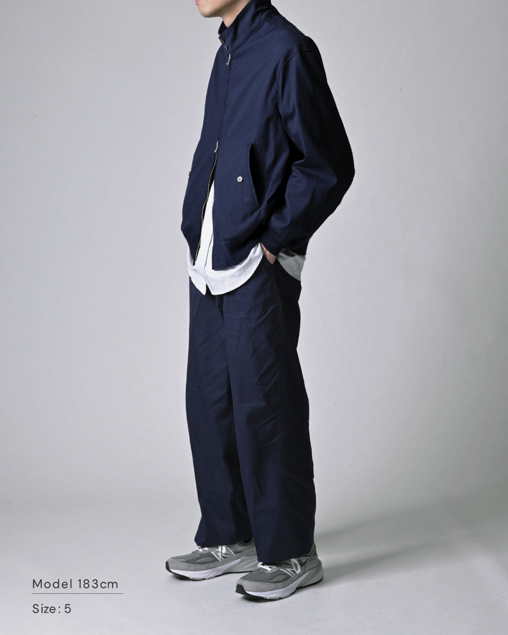 CIOTA × J.PRESS 시오타 × J.프레스 2플리츠 옥스포드 백스트라우저 2 Pleats Oxford bags Trousers PTLM-132【무료우송】 정규 취급점
