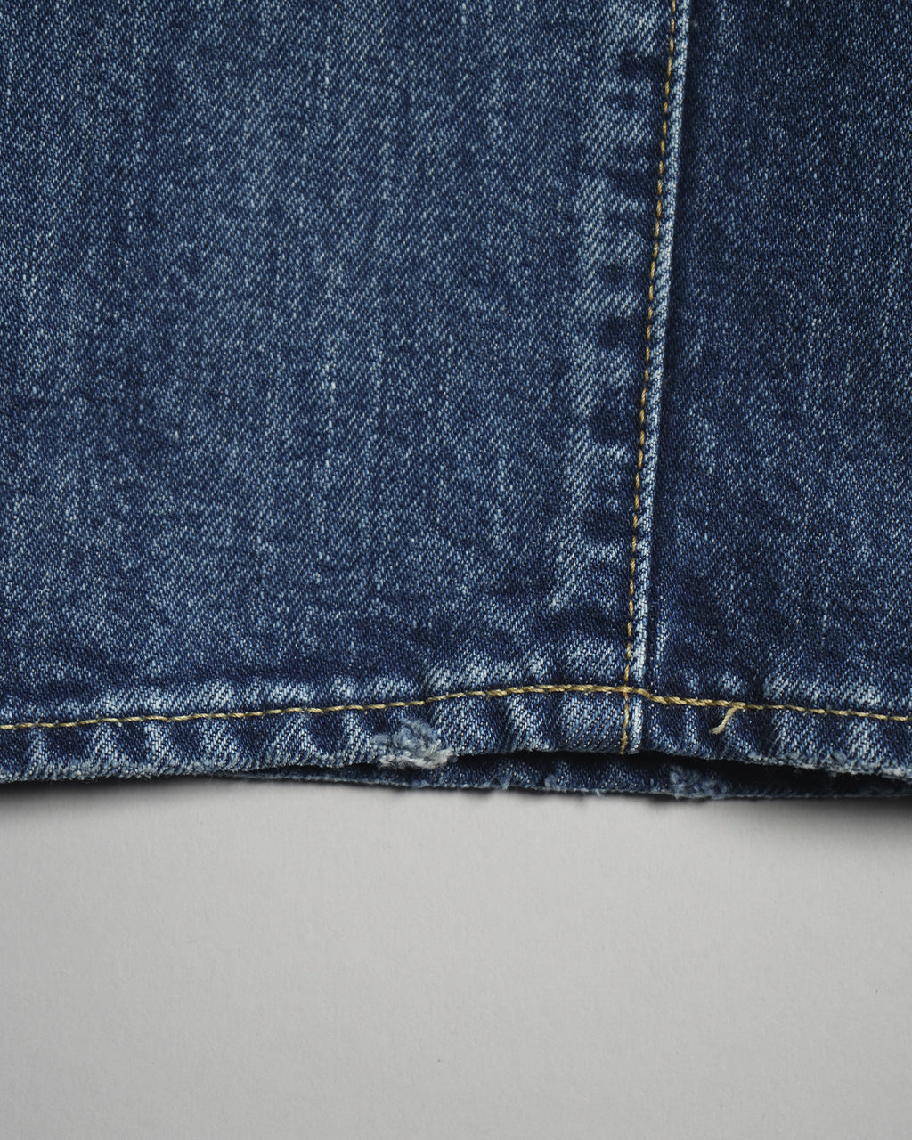 デニム ストレート 5ポケット パンツ New Straight 5 Pocket Pants ミディアム ダークブルー ダメージ PTLM-21STB 正規取扱店