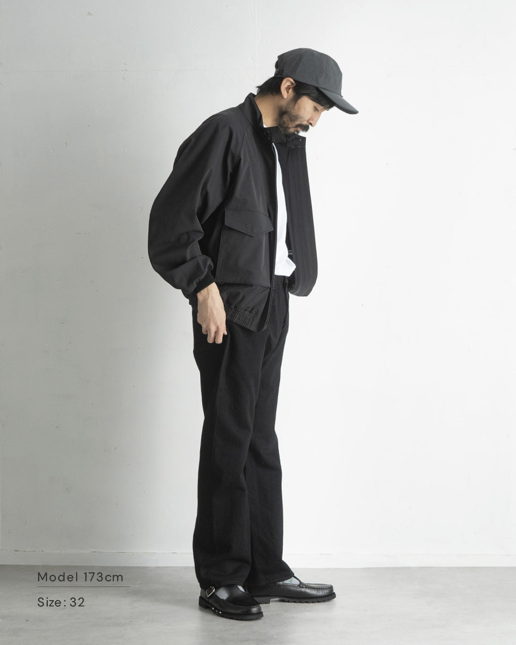 デニム ストレート 5ポケット パンツ STRAIGHT 5 POCKET PANTS ブラック PTLM-21STB-BKW