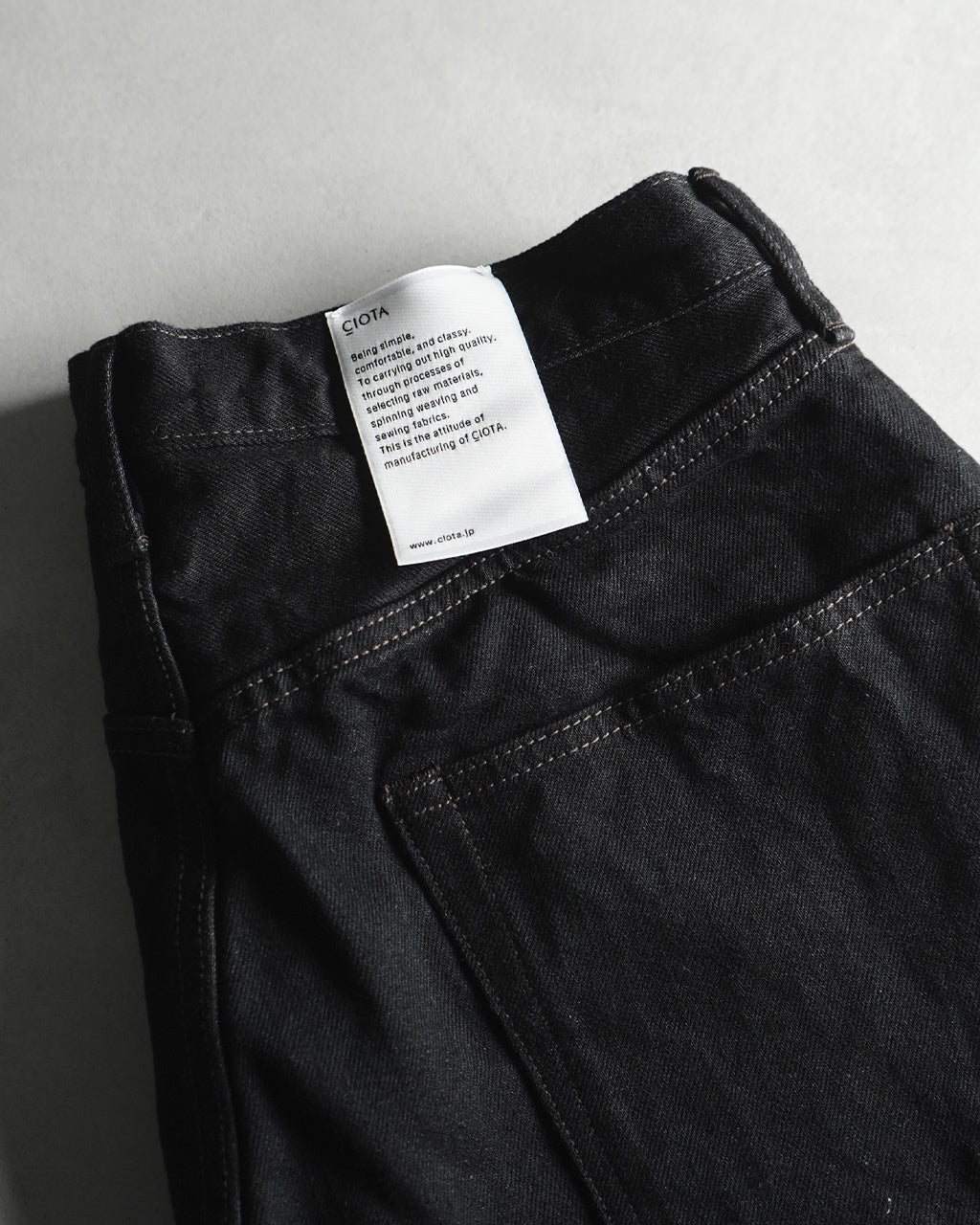 デニム ストレート 5ポケット パンツ STRAIGHT 5 POCKET PANTS ブラック PTLM-21STB-BKW