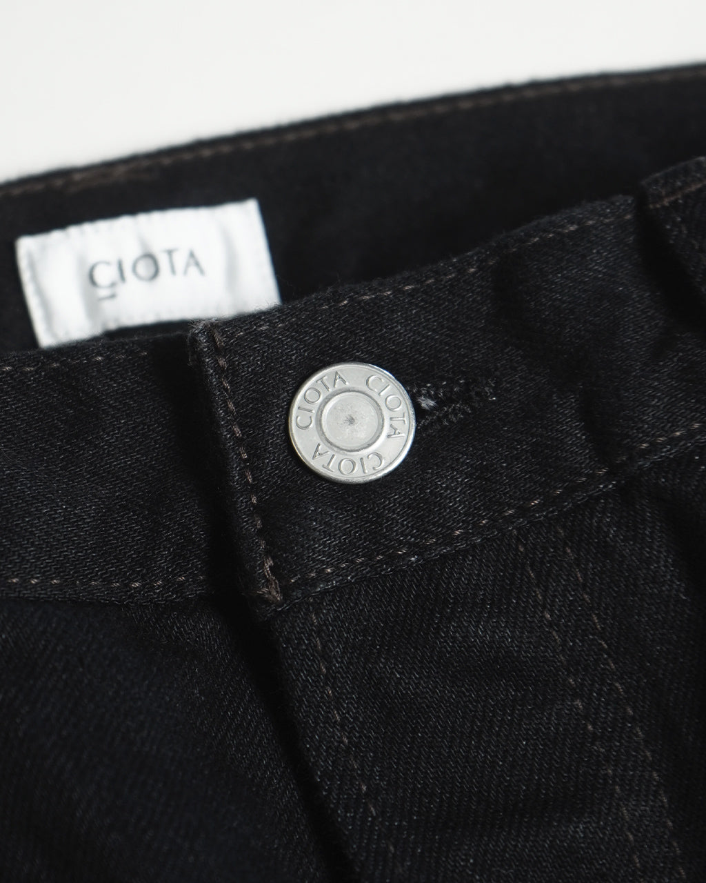 デニム ストレート 5ポケット パンツ STRAIGHT 5 POCKET PANTS ブラック PTLM-21STB-BKW