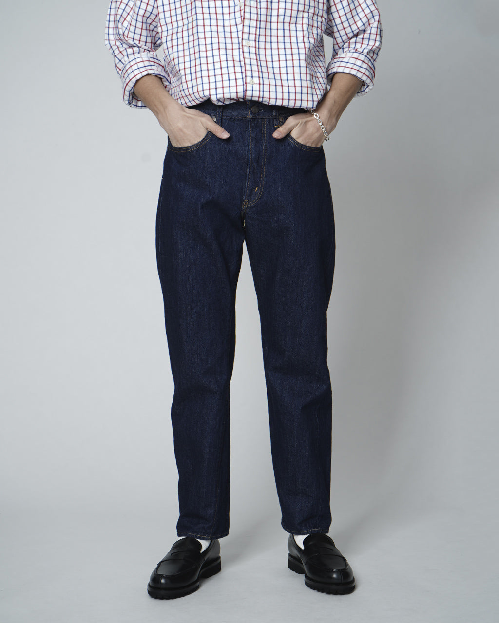 デニム テーパード 5ポケット パンツ Tapered 5Pocket Pants ブラック 本藍 ブルー ネイビー ダメージ PTLM-22TP 正規取扱店