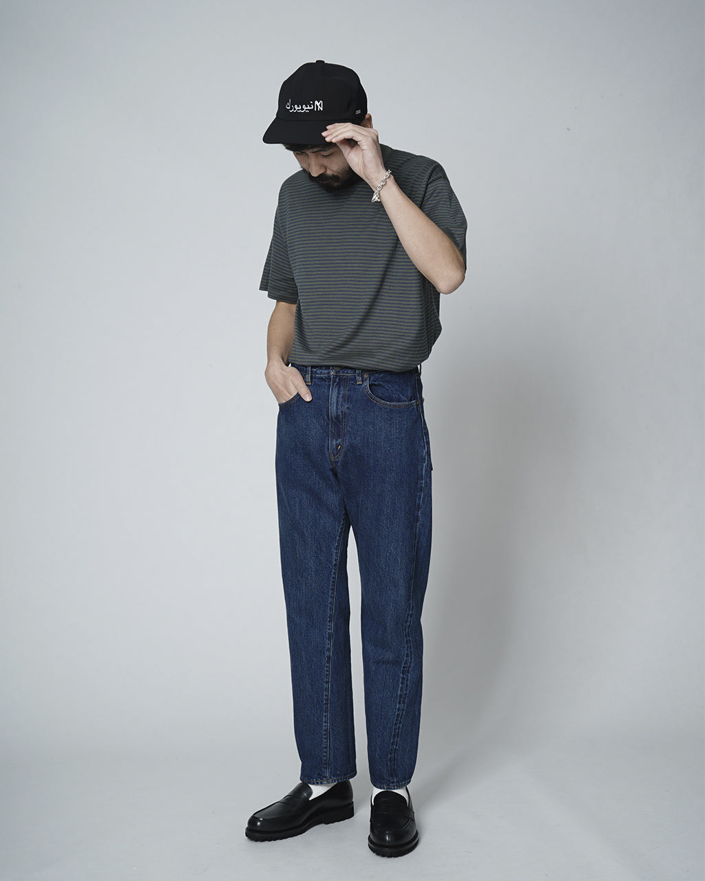 デニム テーパード 5ポケット パンツ Tapered 5Pocket Pants ブラック 本藍 ブルー ネイビー ダメージ PTLM-22TP 正規取扱店