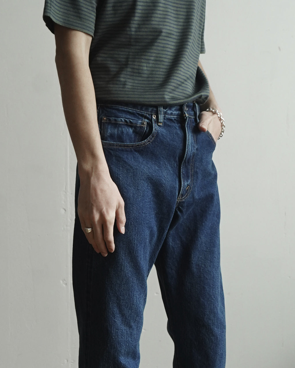 デニム テーパード 5ポケット パンツ Tapered 5Pocket Pants ブラック 本藍 ブルー ネイビー ダメージ PTLM-22TP 正規取扱店