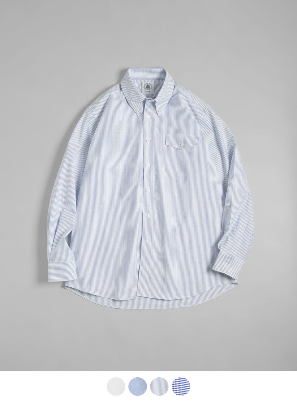 CIOTA × J.PRESS 시오타 × J. 프레스 옥스포드 버튼 다운 셔츠 Oxford BD Shirt SHLM-107-OX【무료우송】 정규 취급점