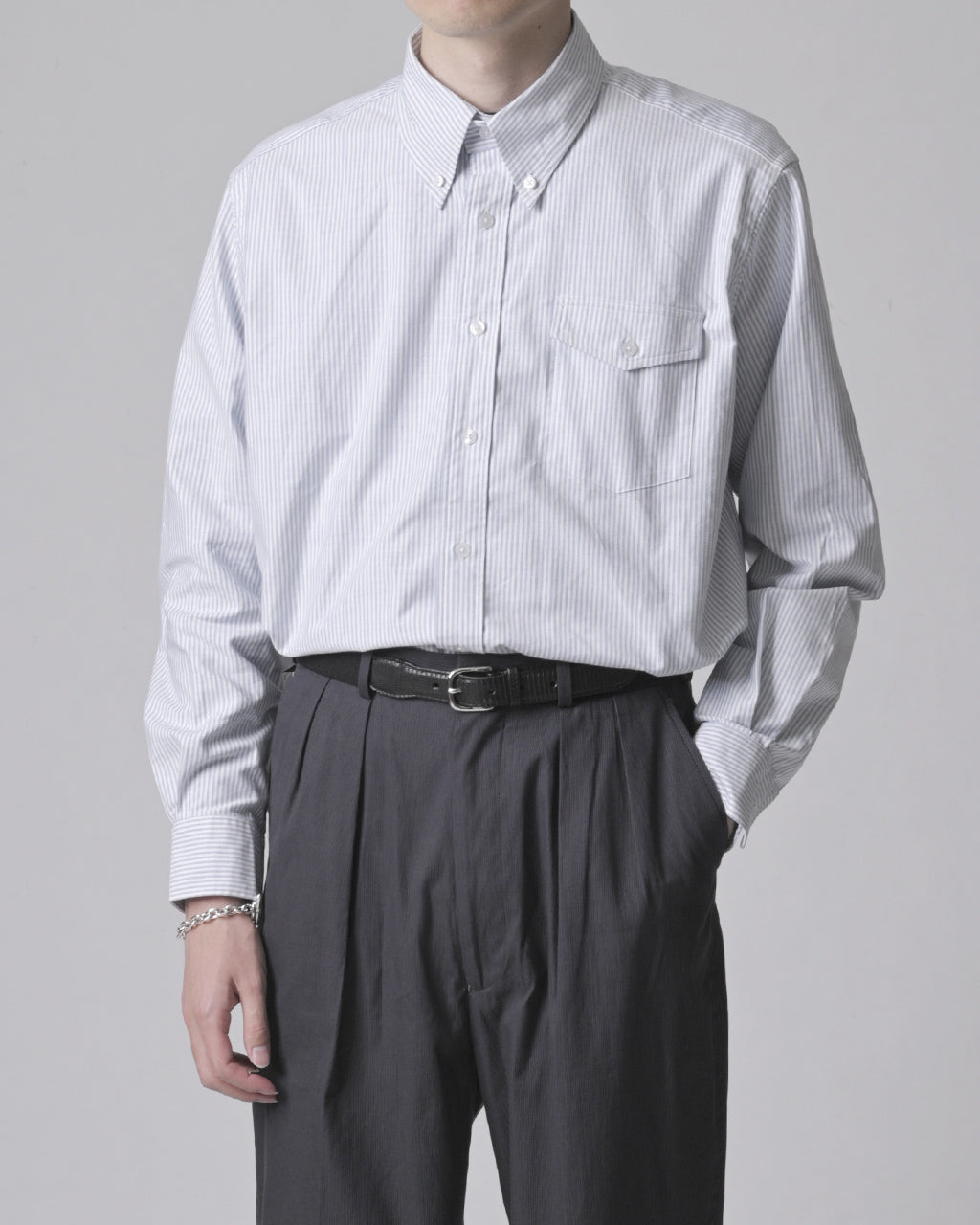 CIOTA × J.PRESS 시오타 × J. 프레스 옥스포드 버튼 다운 셔츠 Oxford BD Shirt SHLM-107-OX【무료우송】 정규 취급점