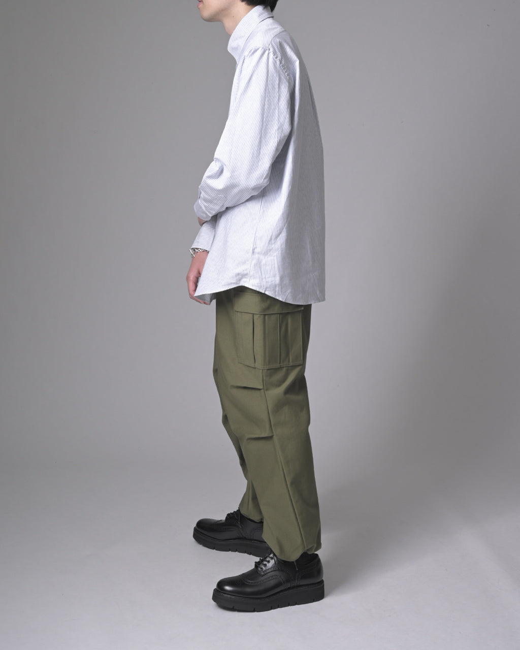 CIOTA × J.PRESS 시오타 × J. 프레스 옥스포드 버튼 다운 셔츠 Oxford BD Shirt SHLM-107-OX【무료우송】 정규 취급점