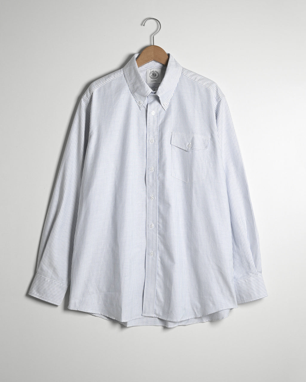 CIOTA × J.PRESS 시오타 × J. 프레스 옥스포드 버튼 다운 셔츠 Oxford BD Shirt SHLM-107-OX【무료우송】 정규 취급점