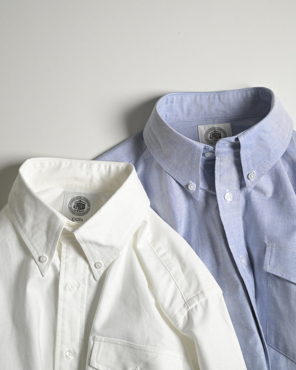 CIOTA × J.PRESS 시오타 × J. 프레스 옥스포드 버튼 다운 셔츠 Oxford BD Shirt SHLM-107-OX【무료우송】 정규 취급점