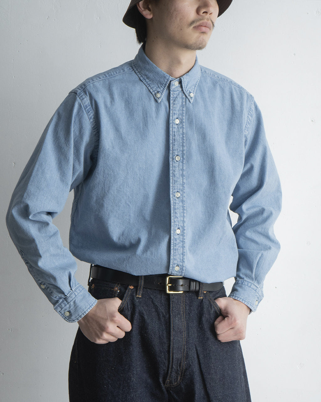 デニム ボタンダウン シャツ Denim B.D Shirt SHLM-123 正規取扱店
