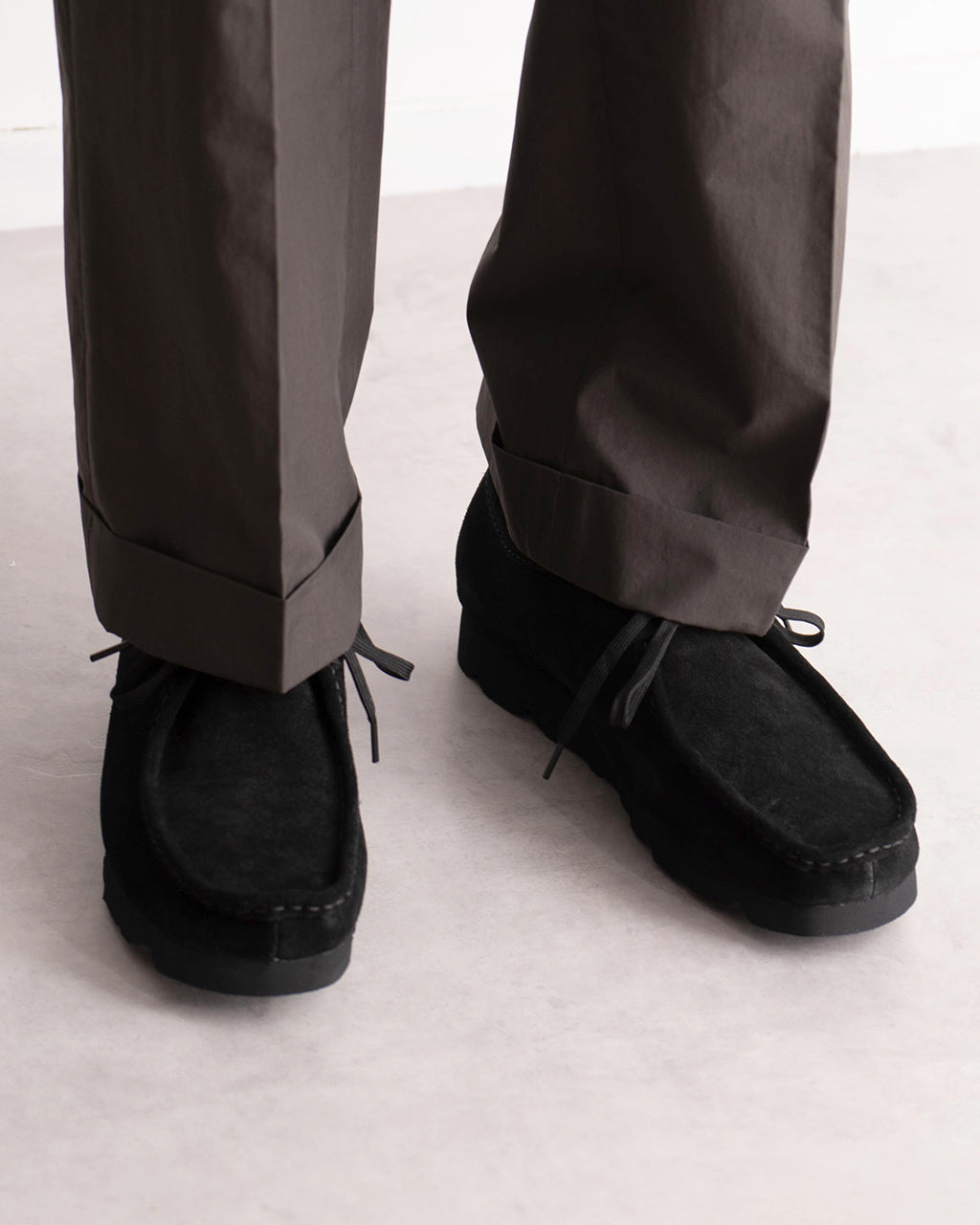 クラークス ワラビー Wallabee レザー モカシン シューズ 26155514