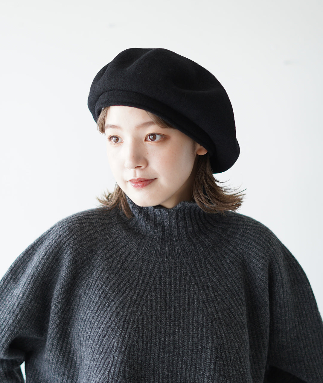 WOOL BIG BERET