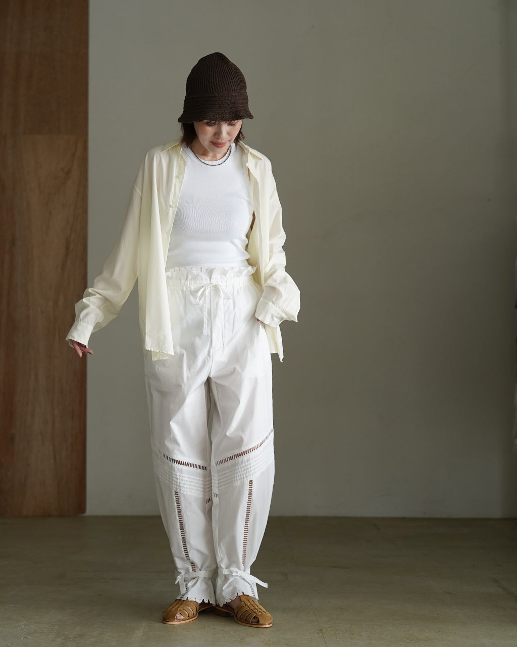 KNIT BALLOON HAT 27208-A