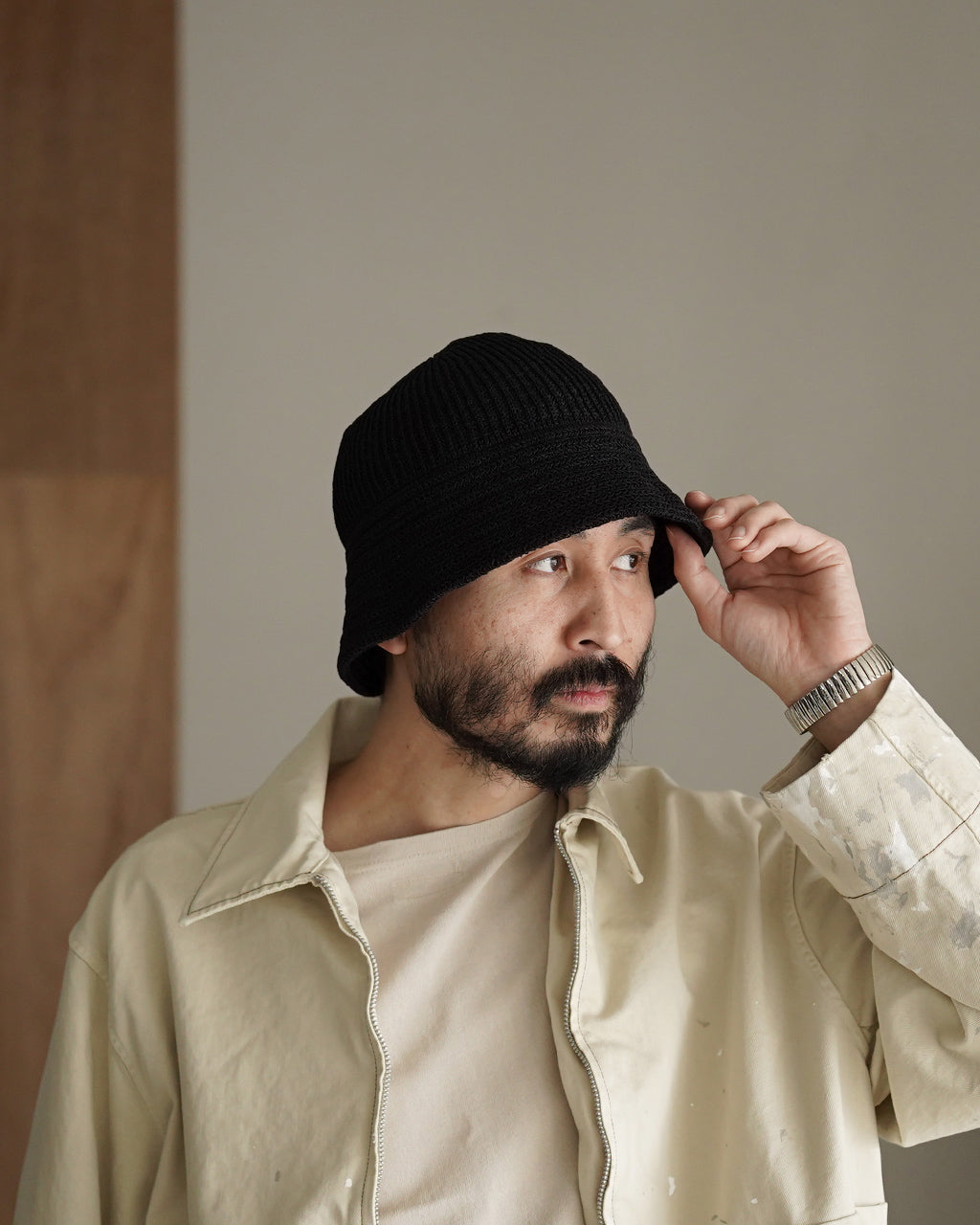 KNIT BALLOON HAT 27208-A