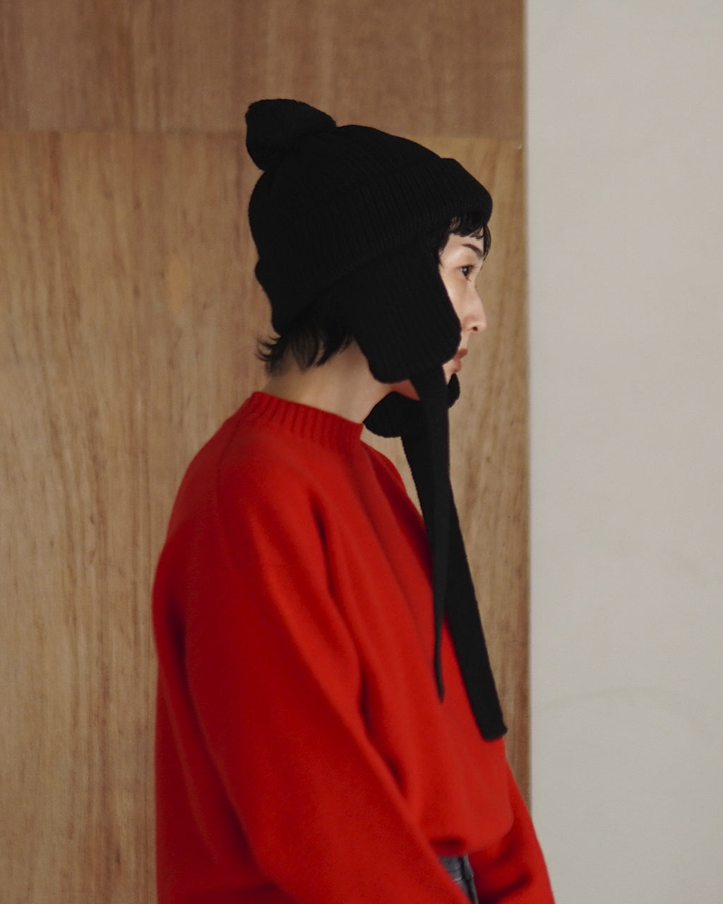 WOOL STANDARD KNIT(梵天,耳付き) 28254