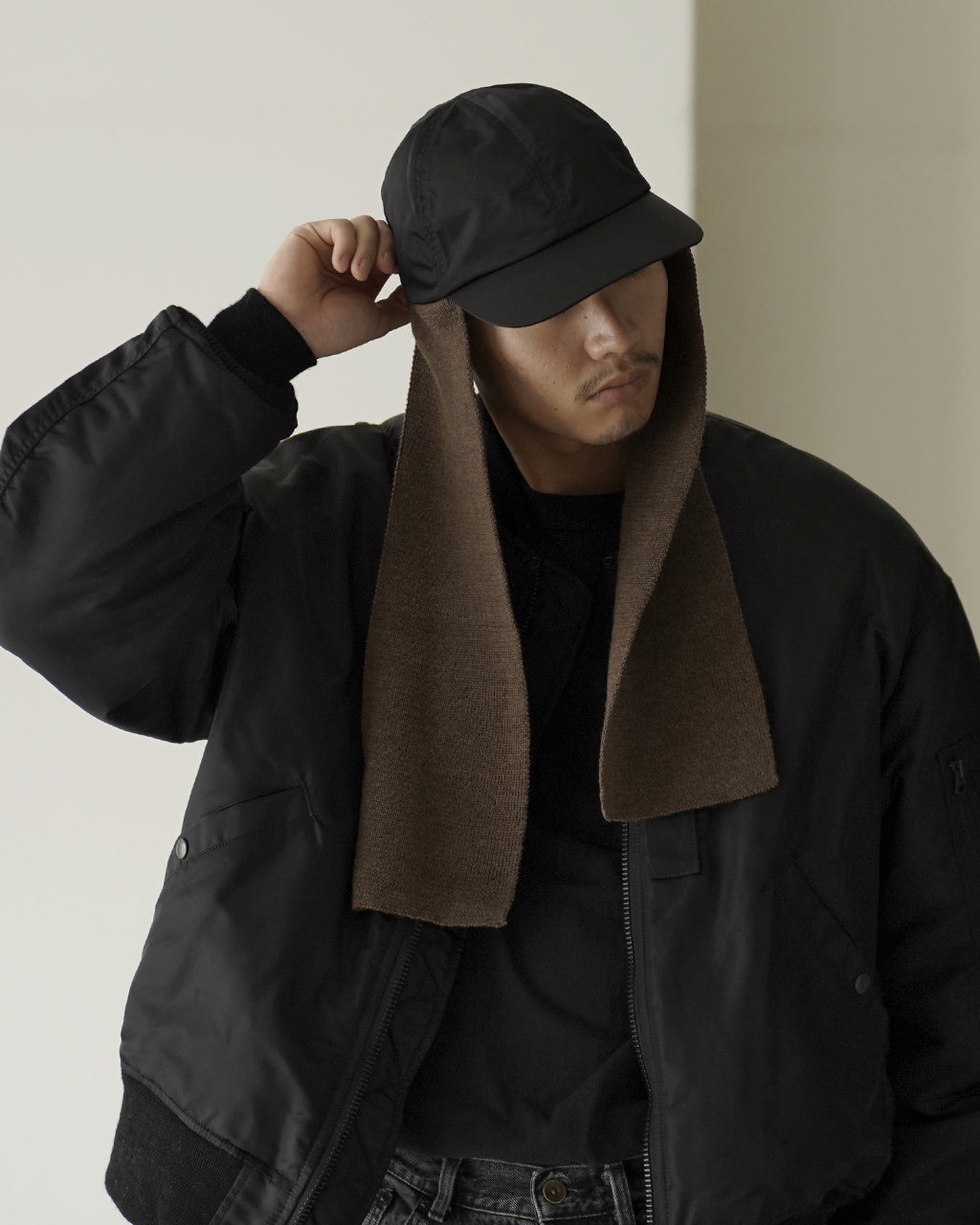DICROS & KNIT MUFFLER CAP 28286