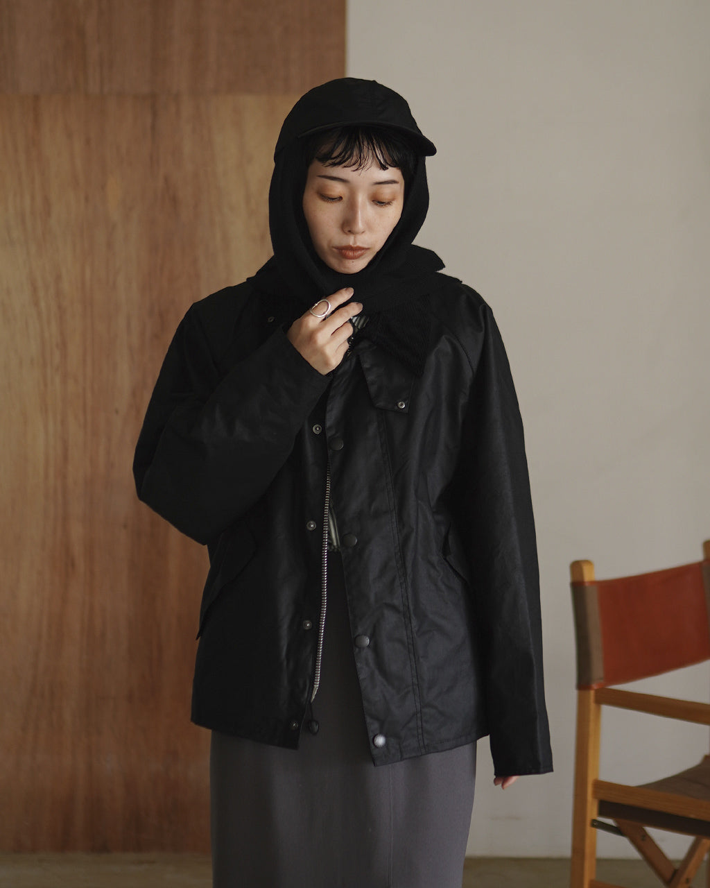 DICROS & KNIT MUFFLER CAP 28286