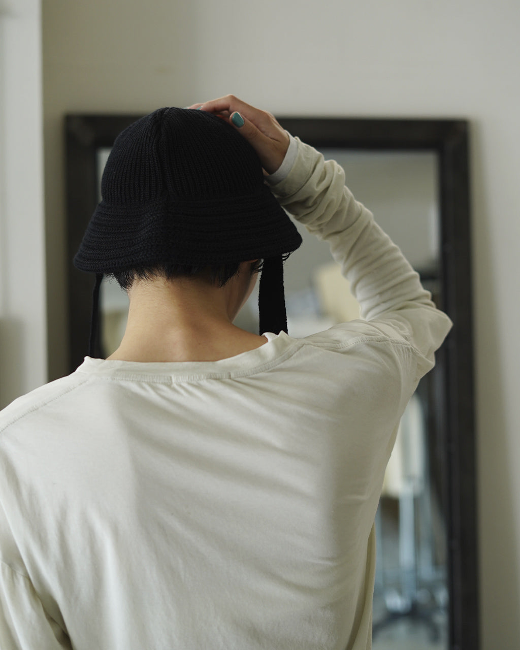 【Crouka別注】COMESANDGOES WASHABLE WOOL KNIT BALLOON HAT 28308
