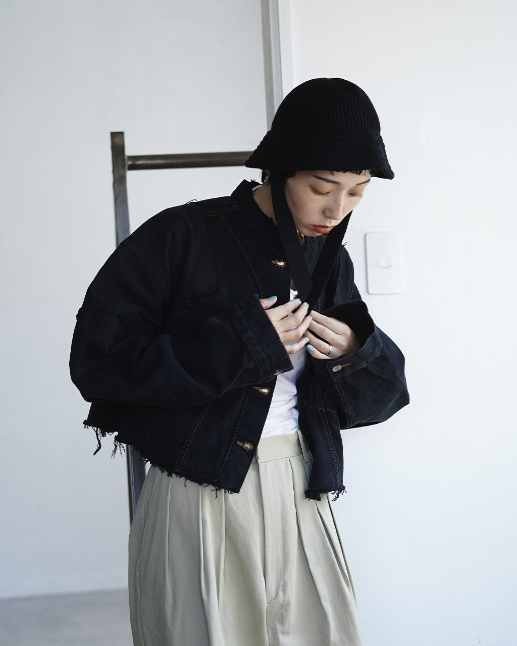 【Crouka別注】COMESANDGOES WASHABLE WOOL KNIT BALLOON HAT 28308