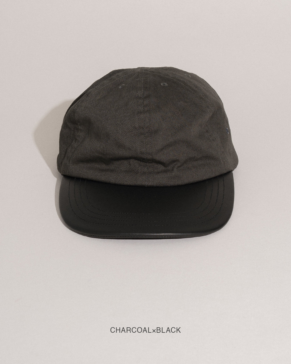 WASH HEAD & LEATHER BRIM CAP NO.301387
