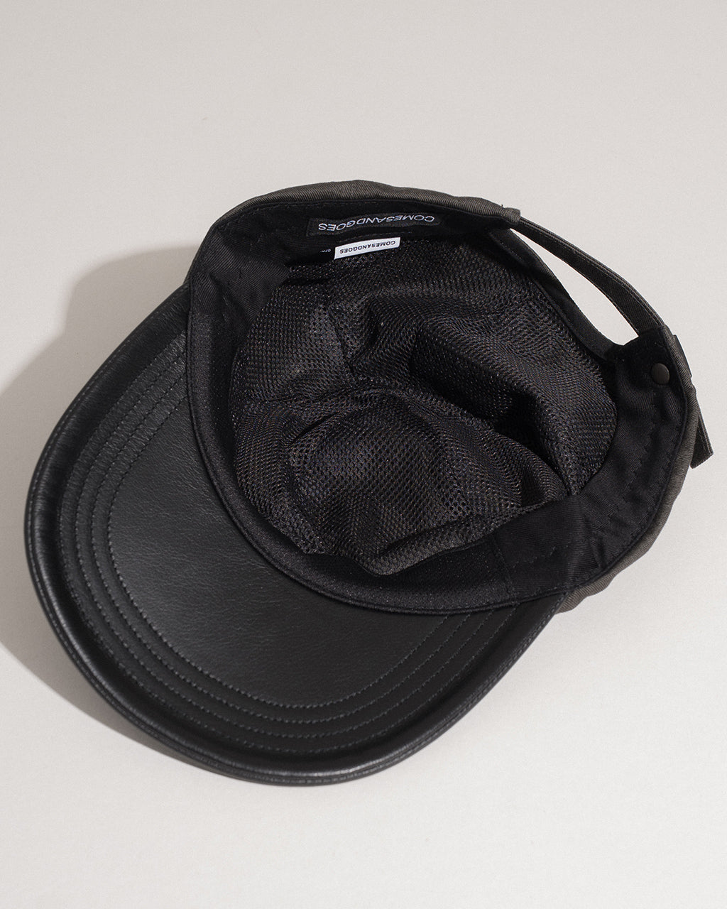 WASH HEAD & LEATHER BRIM CAP NO.301387