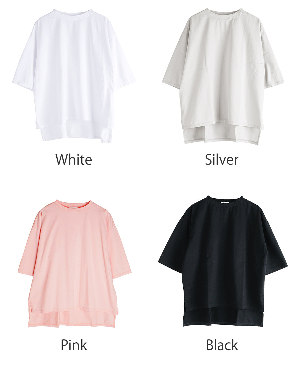 【SALE!30%OFF】Commencement コメンスメント ローネック 5分袖 Tシャツ Low neck 3/4 tee クルーネック 半袖 カットソー 日本製 C-186