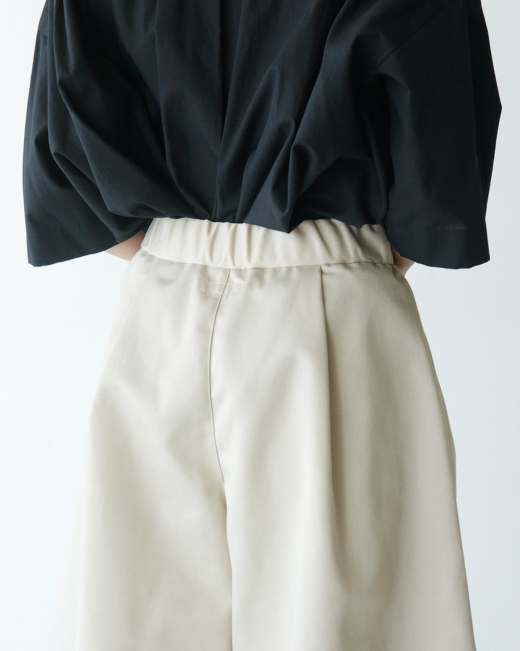 【SALE!40%OFF】Commencement コメンスメント ツイル ガウチョパンツ Twill gaucho pants イージーパンツ ワイドパンツ フレア C-295