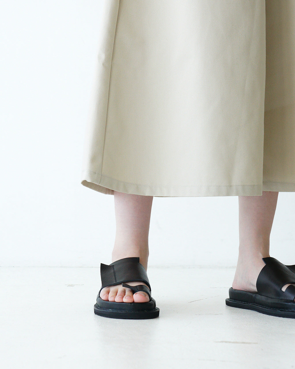 【SALE!40%OFF】Commencement コメンスメント ツイル ガウチョパンツ Twill gaucho pants イージーパンツ ワイドパンツ フレア C-295