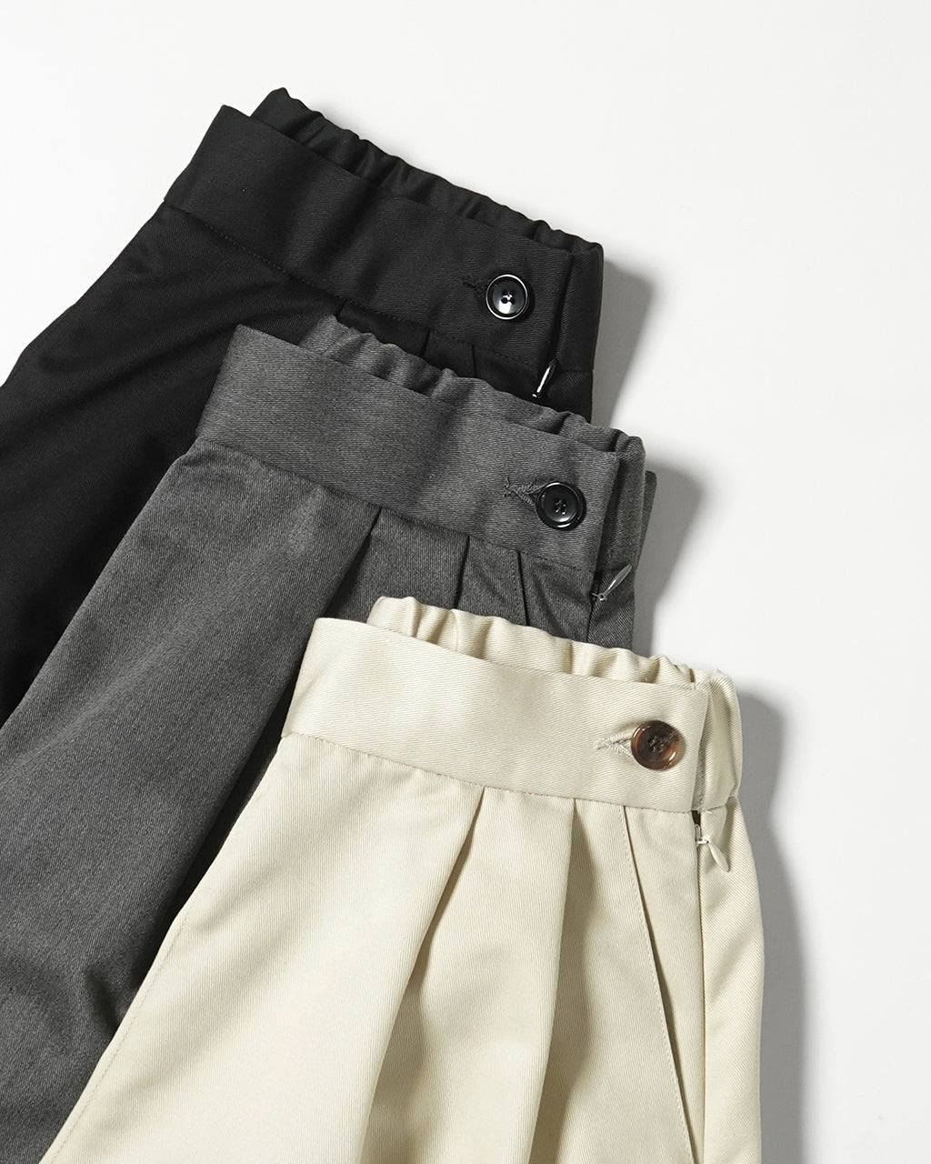 【SALE!40%OFF】Commencement コメンスメント ツイル ガウチョパンツ Twill gaucho pants イージーパンツ ワイドパンツ フレア C-295