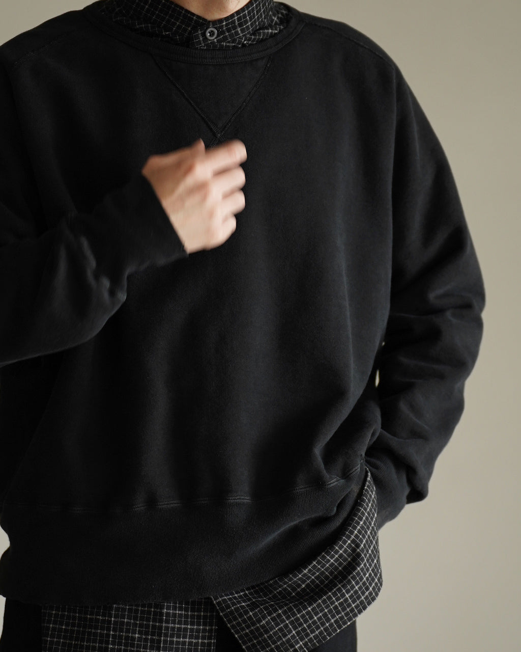 crew neck sweat shirt 2602011