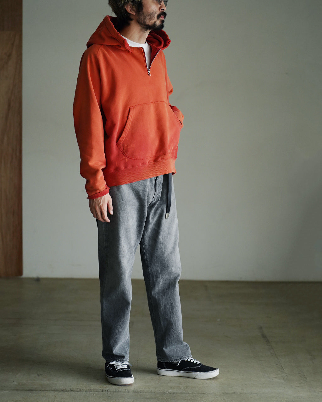 front zip after hoodie 2602012