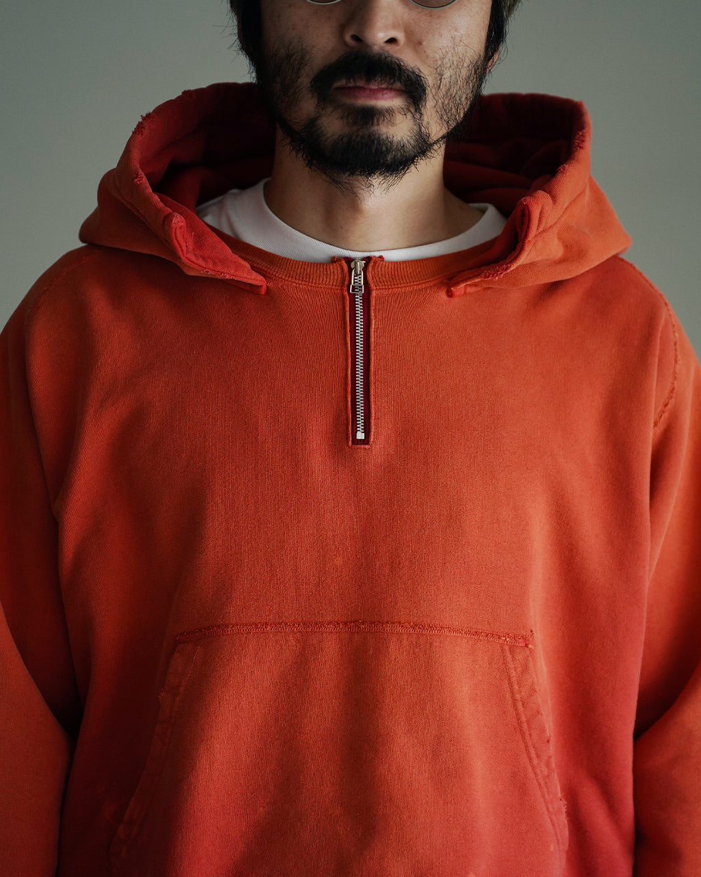 front zip after hoodie 2602012