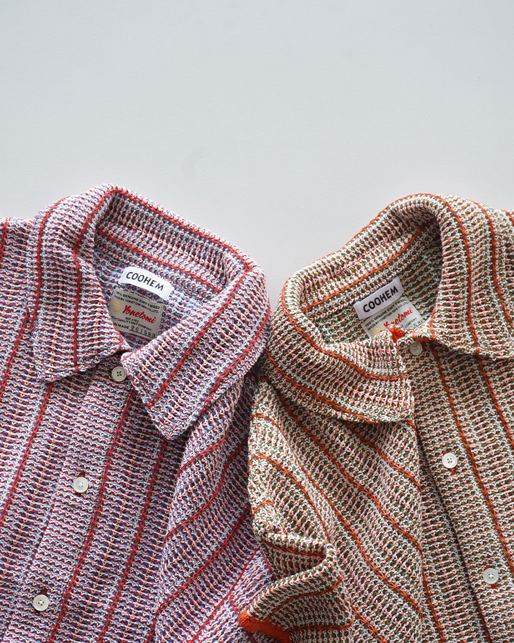 COOHEM コーヘン SUKASHI STRIPE TWEED スカシストライプツイードS/T | Crouka(クローカ)